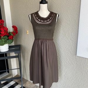 Premise Cotton Silk Hemp Crochet Dress Size Small